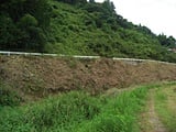 作業後の現場です。道路がしっかり見えます。